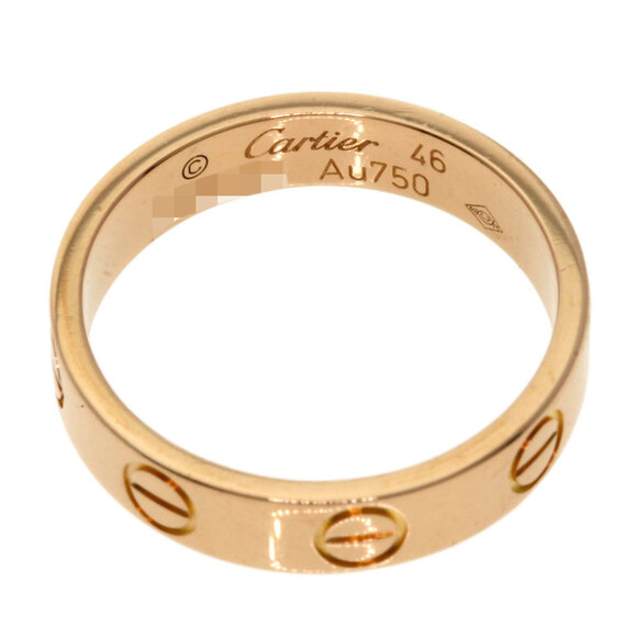 CARTIER Authentic 18k Gold Love Ring #46 - Picture 4 of 8